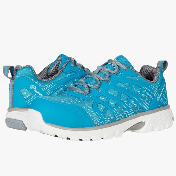 Nautilus Shoes - Nautilus Safety Footwear NEW N1081 Steel-toe Slip Resistant Teal Women's Sz 5